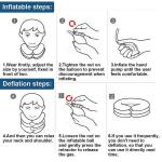 Free size cervical neck pillow inflatable neck supporter enough in stock