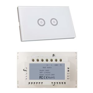 Smart Life App Controlled Light Switch , Smart Light Switch With LED Indicator