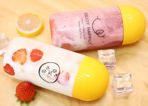 China Juice bottle PET beverage transparent plastic empty package milk tea enzyme bottle with cover factory