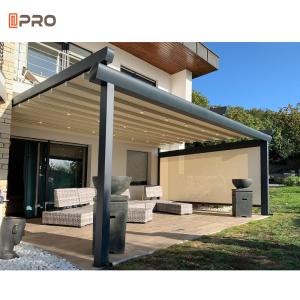 China Conopy Modern Aluminum Pergola 6M Retractable Awning Motorized factory