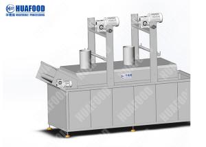 China Sweet Potato Chip Automatic Fryer Machine 30KW Automatic Lifting System factory