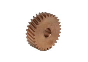 China M0.6 30 Teeth Parallel Helical Gear 20°Helix Angle CuZn12 Brone Material factory