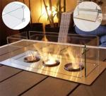 Corrosion Resistance Transparent Ceramic Glass Sheet Fireplace Door Spare Part