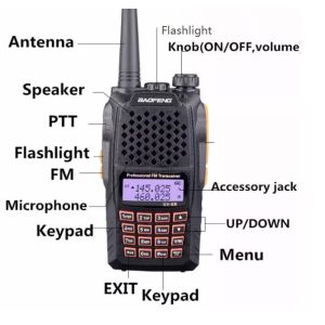 5W Outdoor Professional Dual Band Two Way Radio
