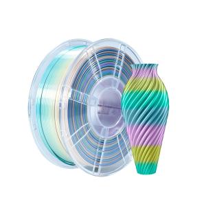 China 1.75mm 3d Printing Filament PLA Toughness Enhanced Silk Rainbow Mini Color 3D Printer factory