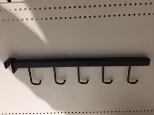 China Supermarket Shelf Hook Beam Shelf Hook Display Metal Single Line factory