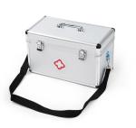 Large space with lock Aluminum medicine case first aid metal drug container
