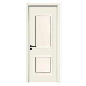 China High-Performance Painting WPC Door With Reconstituted Biodegradable Polymers And Wood Powder factory