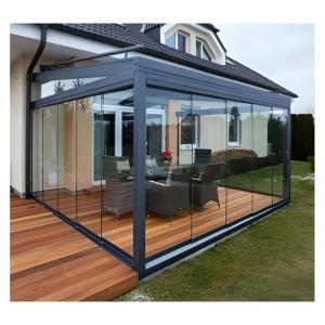 China Sliding Double Door Four Season Sun House For Aluminum Profile In Office Building factory