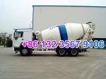 8CBM 9CBM 10 CBM HOWO Chassis 6x4 HJS5256GJBHA Cement Mixer Truck For Bolivia