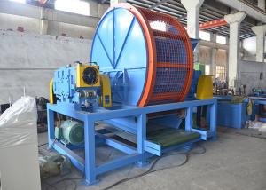 China 380V 50Hz Tyre Recycling Line Whole Tire Shredder 60*60mm Tire Recycling Plant factory
