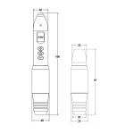 Rechargeable Tattoo Wireless PMU Pen With RCA Interface Connector Together