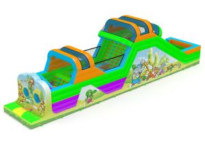 China Pvc Inflatable Obstacle Course Outdoor Use For Kid Entertainment Customized Size factory
