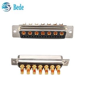 China 24W7 DB Hybrid Connector Series Mixed Power-Signal Transmission Straight Pins factory