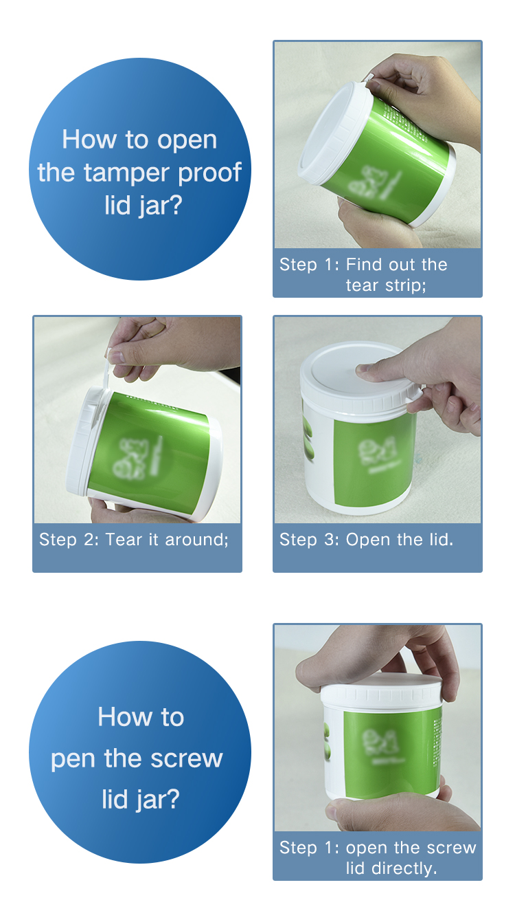 Clear White Butter Storage Small Plastic Jars Canning For Food Powder 30ml-1000ml
