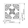Buy cheap Apparel Wet RFID Inlay Tag 50.8×50.8mm Omni Directional Reading For Logistic from wholesalers