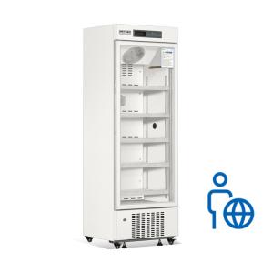China Plasma Vaccine Pharmacy Refrigerator With Auto Frost Glass Door For Drugs Storage 316L factory