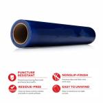 Transparent Blue PE Temporary Protection Film For Hard Floor Surface