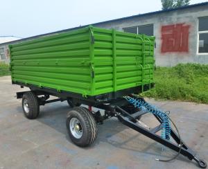 China Tractor Mounted 60hp Hydraulic 5t Self Dumping Trailer Farm Tractor Attachments factory