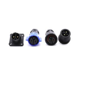 China Plastic Outdoor Waterproof Electrical Connectors 4 Core Square Shape factory