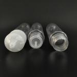 Squeezable 60ml Empty Drop Bottle Food Grade PET Transparent Black Plastic