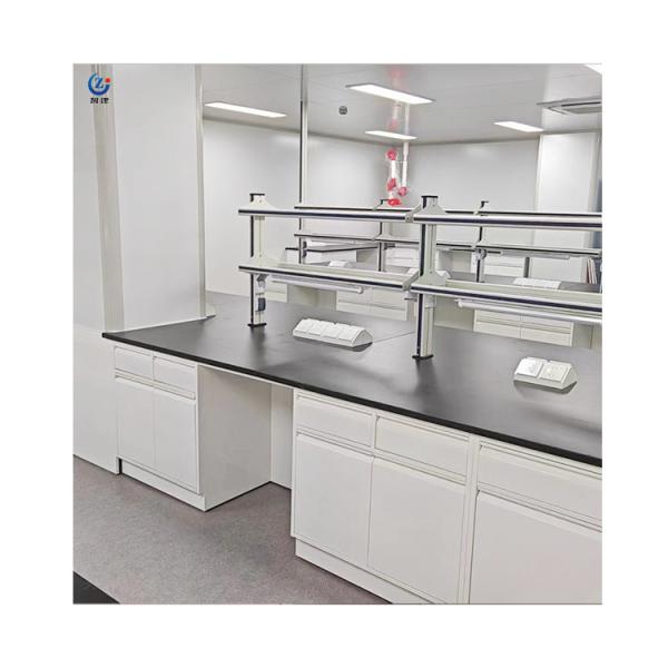 Anti Corrosion Lab Wall Bench Central Laboratory Island Table ISO Certified