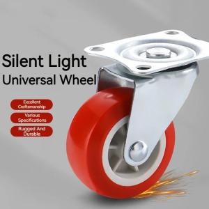 China Zinc Plated Plate Mount Swivel Casters For Heavy Duty factory