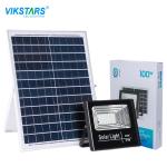 Building LED Solar Flood Light 150lm/W Lasting Time 12 Hours 2700K