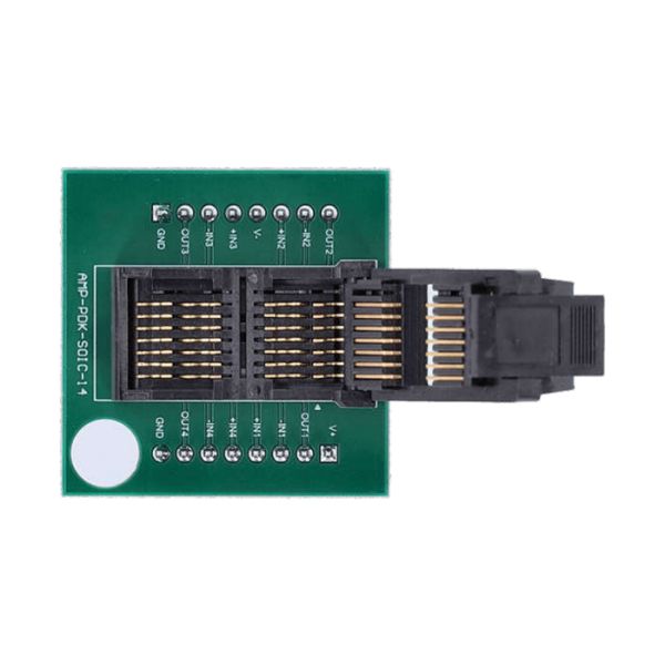 China AMP-PDK-SOIC-14 Embedded Solutions Quad Channels Standard Amplifier Evaluation Board factory