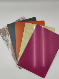 China DHPE Coated ACP Brushed Aluminum Composite Panel 2mm Thickness Wooden factory