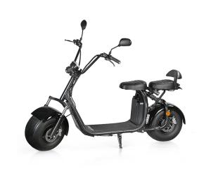 China EcoRider 2018 1500 W 60v 12ah Lithium Battery 2 Wheel Electric Scooter , Electric Harley Scooter with double seats factory