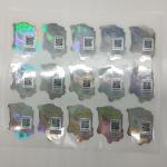 FDA Anti Counterfeit Label 80 Microns 3D Holographic Stickers PE Film
