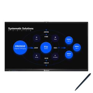 China Qtenboard Interactive Smart Board 55-110 Inch Pen Finger 40 Touch Point High Brightness factory