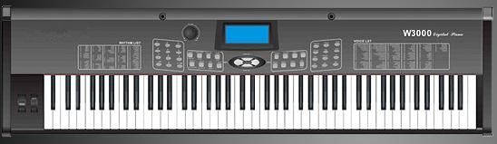 88 key stage digital piano touch response and hammer action keyboard Melamine