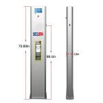 304 Stainless Steel Walk Through Temperature Scanner Thermal Sensor With