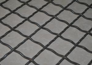 China Mine Sieving Crimped Wire Mesh Carbon Steel For Quarry , High Tensile factory