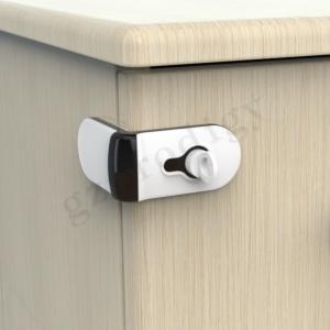China Universal Fit Baby Safety Lock Furniture Corner Magnetic Cabinet Locks on sale