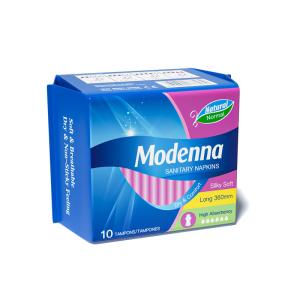 China Ultra Soft 100% Cotton Menstrual Pads Women Sanitary Napkins factory