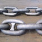 Molastar Sea Boat Black Painted Marine Stud Link Anchor Chain For Ship And Boat