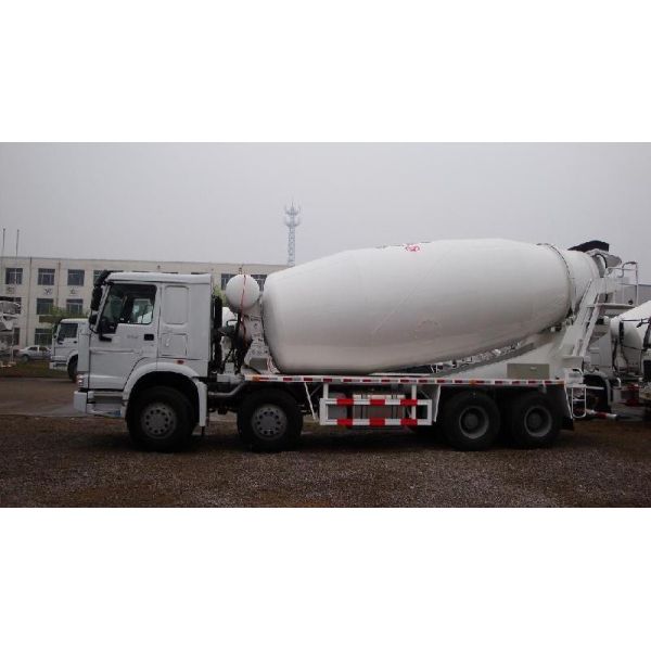 PTO Mixer Cement Truck 8x4 12 Cbm With Warranty 6 Cylinder In Line