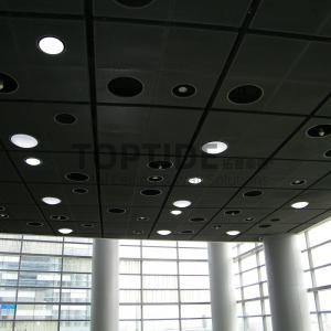 China Black /Copper Color Expanded Metal Mesh Decorative Metal Acoustic Ceiling Tiles on sale