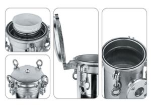 China SFFILTECH Stainless Steel Bag Filter Housing Work Pressure 0.1-0.4MPa factory
