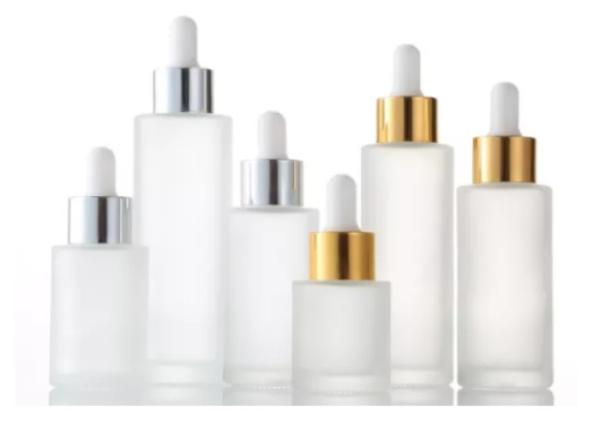 Leakproof Cosmetic Dropper Bottle 20ml Glass Bottle With Pipette Silk Screen