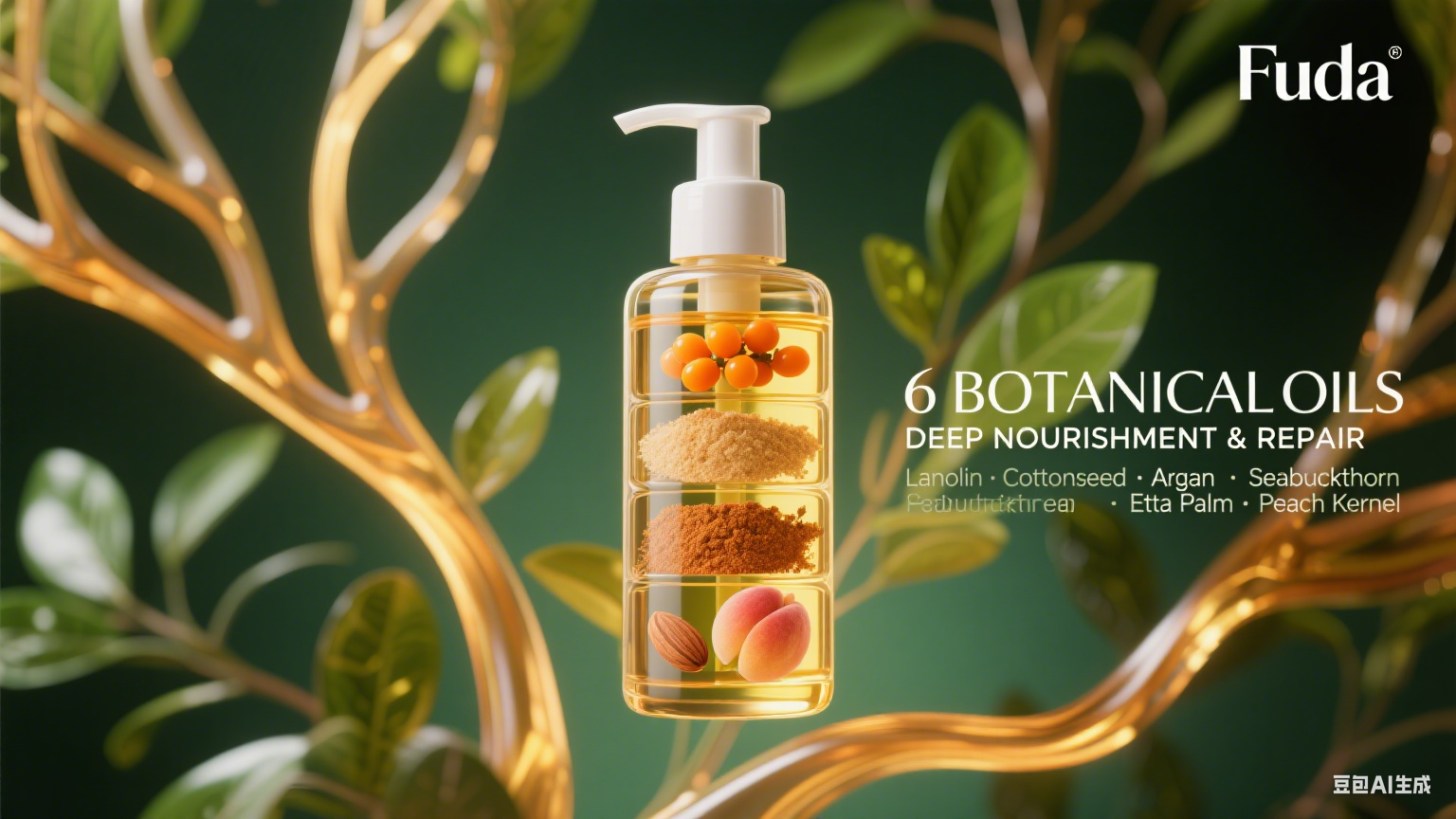 Plant Extract Six-Ingredient Hand Gel - Deeply Moisturizing and Repairing