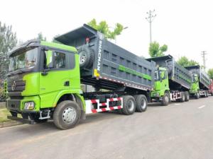 China SHACMAN X3000 Tipper Dump truck 6x4 380Hp EuroII Green factory