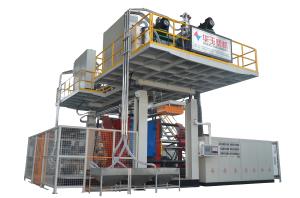 China Huayu 2000L 10-Layer Water Tank Extrusion Blow Molding Machine For Large Hollow Parts factory