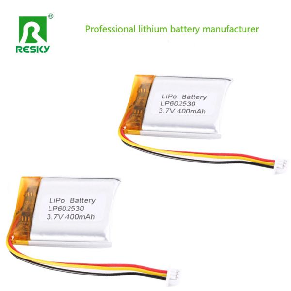 Lipo Battery LP602530 3.7V 400mAh 1.48wh Rechargeable Lithium Polymer Battery Cell For Smart Watch