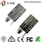 Mini 4KX2K Dvi To Fiber Converter Transceiver Multi Mode 300M Auto EDID 10.2