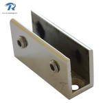 stainless steel glass clamps RS2802, finishing satin and mirror, 8-12mm