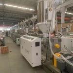 LDPE HDPE Material Plastic Pipe Extruding Machine 150kg/H